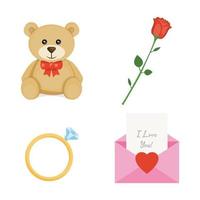 VALENTINES DAY SET vector