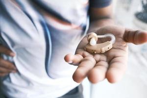 Hearing aid concept photo