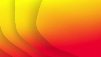 Fondo abstracto de rayas onduladas rojo-amarillo distorsionado video