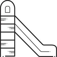 Line icon for slide vector