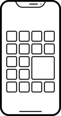 Line icon for multiple apps