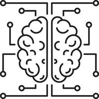 Line icon for neurology vector