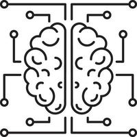 Line icon for neurology vector