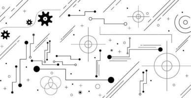 Fondo abstracto de diferentes formas geométricas - vector