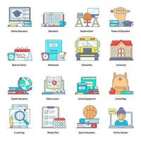 Education and Study Elements vector