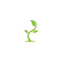 Logos of green leaf ecology nature element vector icon