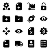 Business Icon set vector