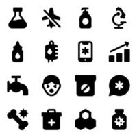 Lab and Medical Elements vector