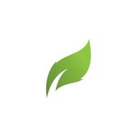logotipos de hoja verde ecología naturaleza elemento vector icono