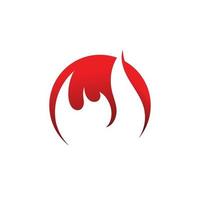 Fire Flame Logo design vector template