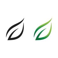 Ecology icon green leaf vector illustration design