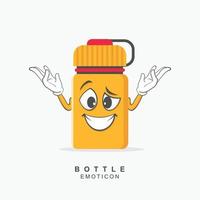 Illustration Vector Graphic Of Bottle Character