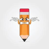 Illustration Vector Graphic Of Pencil Character