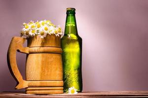 Daisies and beer photo