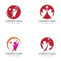 People Icon work group Vector illustration design set