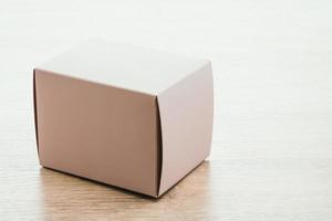 Mock up paper box photo