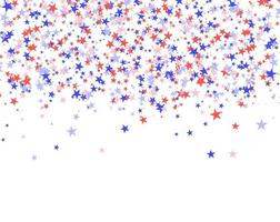 July 4th pattern made of stars vector