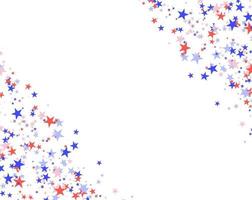 July 4th pattern made of stars vector