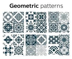 diseño de patrones geométricos en la ilustración vectorial vector