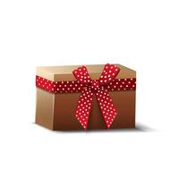 Gift box isolated on white background for your creativity vector