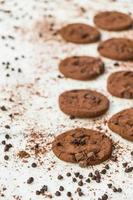 galletas con chispas de chocolate foto