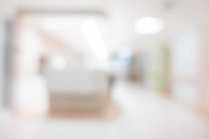 Blur hospital and clinic interior photo
