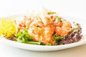 Spicy salmon salad photo