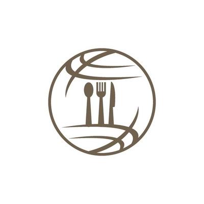 Restaurant Service Abstract Logo Template Symbol Icon