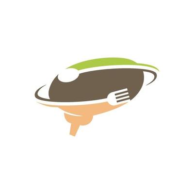 Restaurant Service Abstract Logo Template Symbol Icon