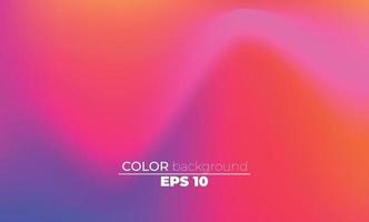 Abstract blurred gradient mesh background in bright summer colors vector