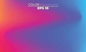 Abstract blurred gradient mesh background in bright summer colors vector