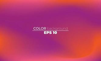 Abstract blurred gradient mesh background in bright summer colors vector