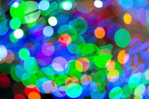 Abstract background and texture of bokeh glittering lights photo