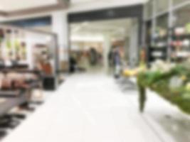 Abstract blur shopping mall interior photo