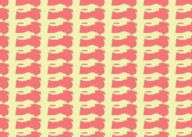 Vector texture background, seamless pattern. Hand drawn, yellow, red colors.