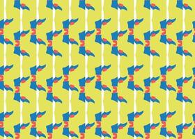 Vector texture background, seamless pattern. Hand drawn, yellow, blue, red, white colors.