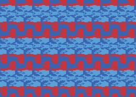 Vector texture background, seamless pattern. Hand drawn, blue, red colors.