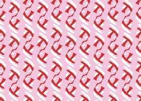 Vector texture background, seamless pattern. Hand drawn, pink, red, white colors.