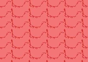 Vector texture background, seamless pattern. Hand drawn, red colors.