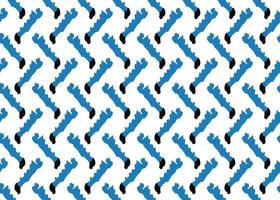 Vector texture background, seamless pattern. Hand drawn, blue, black, white colors.
