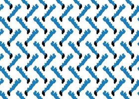 Vector texture background, seamless pattern. Hand drawn, blue, black, white colors.