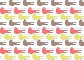 Vector texture background, seamless pattern. Hand drawn, yellow, brown, red, white colors.