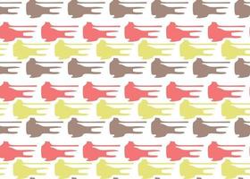 Vector texture background, seamless pattern. Hand drawn, yellow, brown, red, white colors.