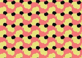 Vector texture background, seamless pattern. Hand drawn, red, yellow, black colors.