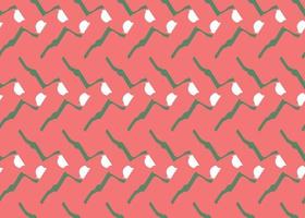 Vector texture background, seamless pattern. Hand drawn, red, green, white colors.