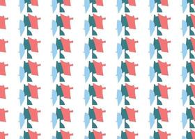 Vector texture background, seamless pattern. Hand drawn, blue, red, white colors.