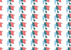 Vector texture background, seamless pattern. Hand drawn, blue, red, white colors.