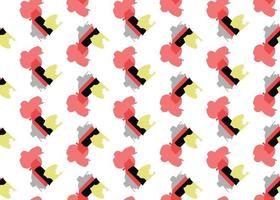 Vector texture background, seamless pattern. Hand drawn, red, black, grey, yellow, white colors.