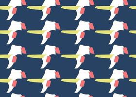 Vector texture background, seamless pattern. Hand drawn, blue, red, yellow, white colors.