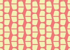Vector texture background, seamless pattern. Hand drawn, red, yellow colors.